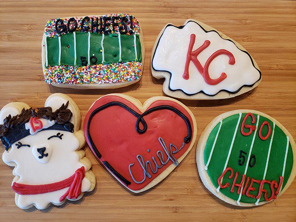 Chiefs Arrowhead Sugar Cookies - Missouri Girl Home