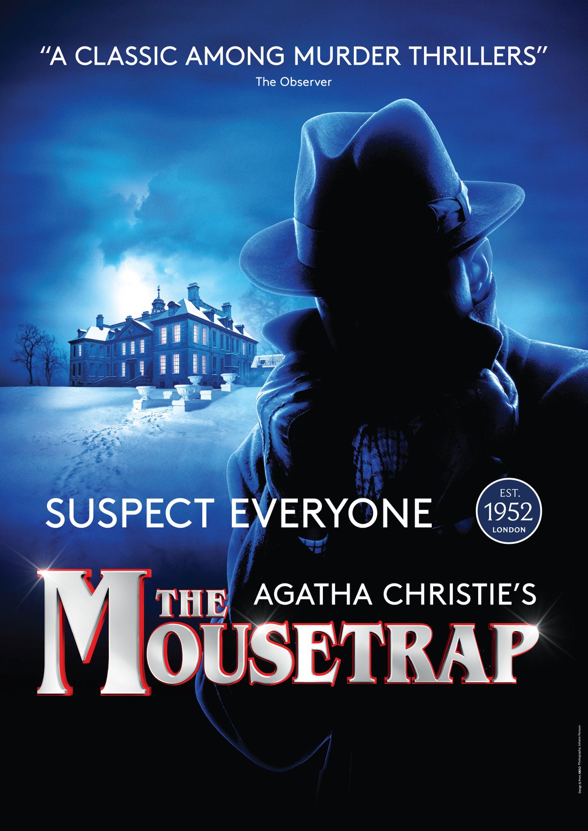 THEATER MURDER MYSTERY PERFORMANCE OF THE MOUSETRAP BY AGATHA