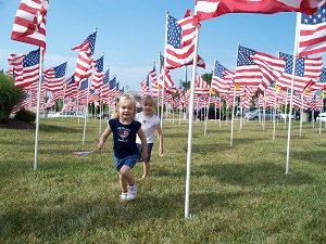 Fourth of July Egg Carton American Flag - KC Parent Magazine