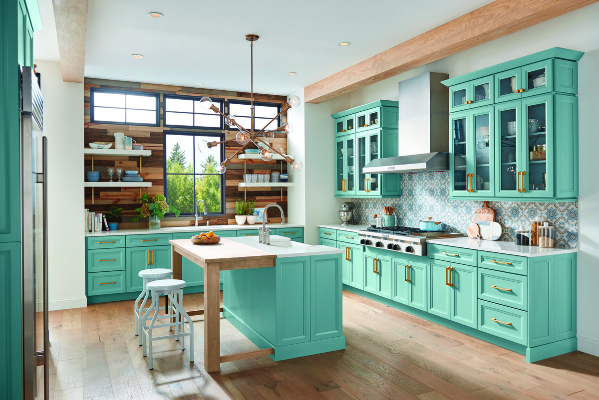 Light Blue Kitchen