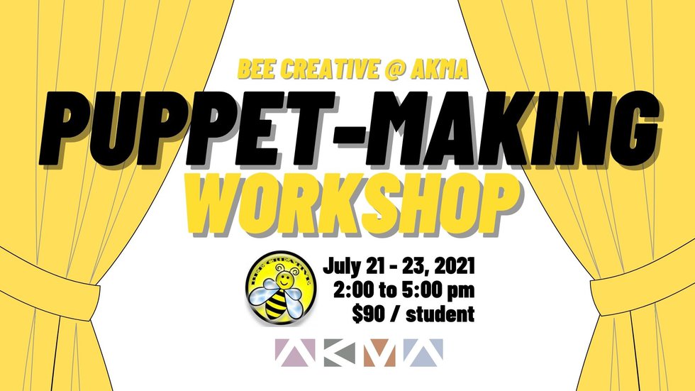 2021 July - Bee Creative Puppet Workshop banner (2).jpg