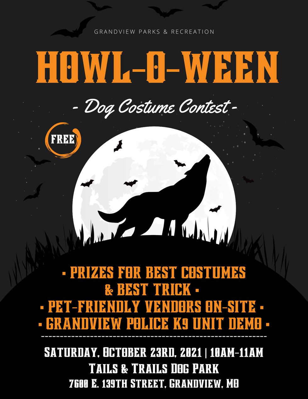 Tails and Trails Dog Park Howl-o-ween Party - Kansas City on the Cheap