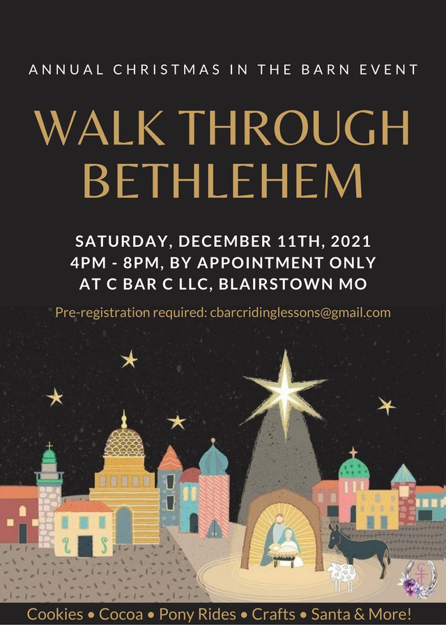 Walk thru Bethlehem - Christmas 2021