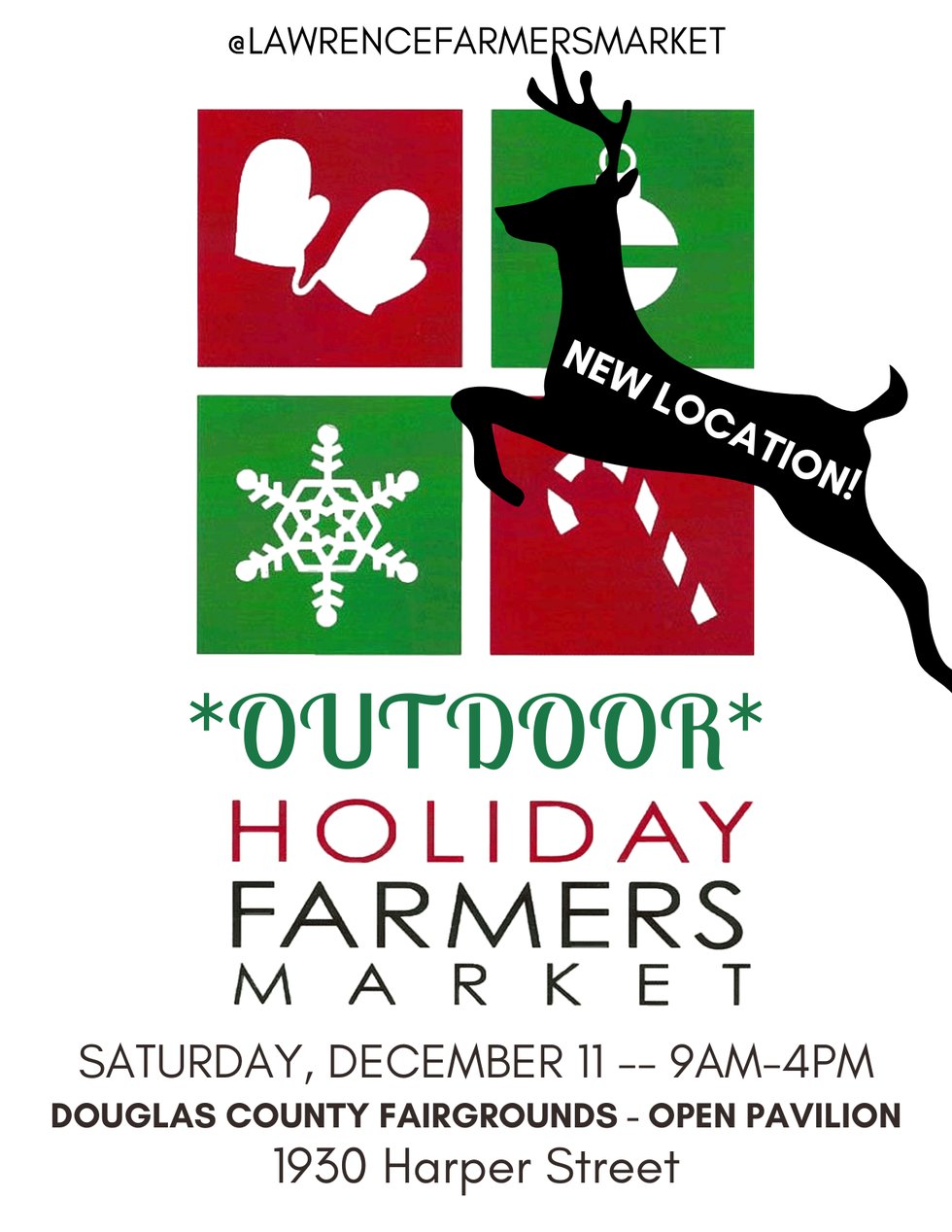 Outdoor Holiday Market Flyer
