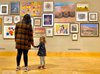 2021 Dec - Child in permanent collection salon wall 3 - with parent - stock.jpg