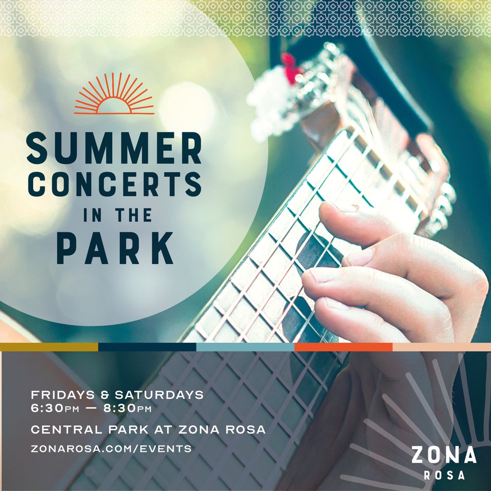 2022 Zona Rosa Summer Concerts in the Park KC Parent Magazine