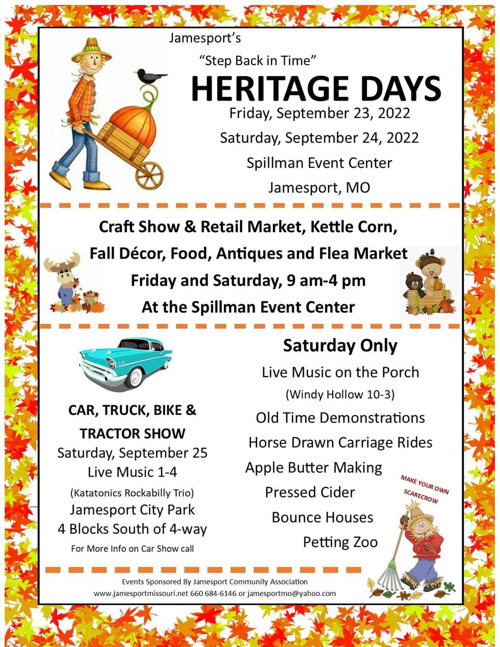 Jamesport S Step Back In Time Heritage Days KC Parent Magazine   Jamesportfallfest 