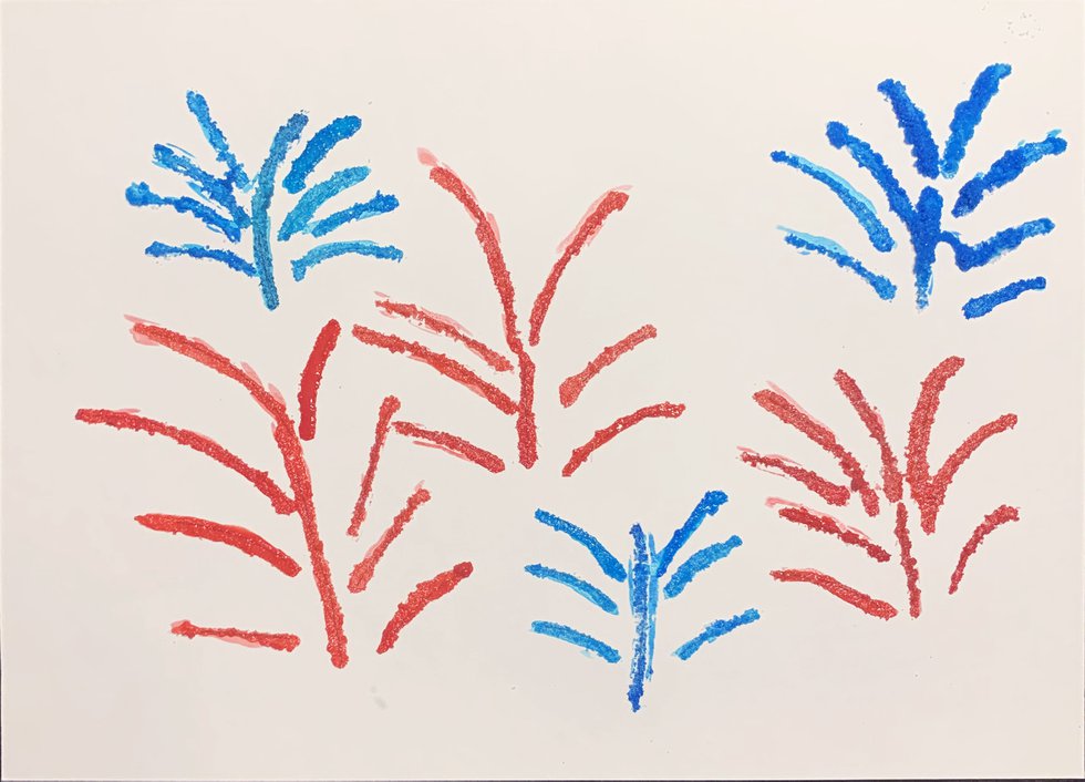 Fourth of July Egg Carton American Flag - KC Parent Magazine