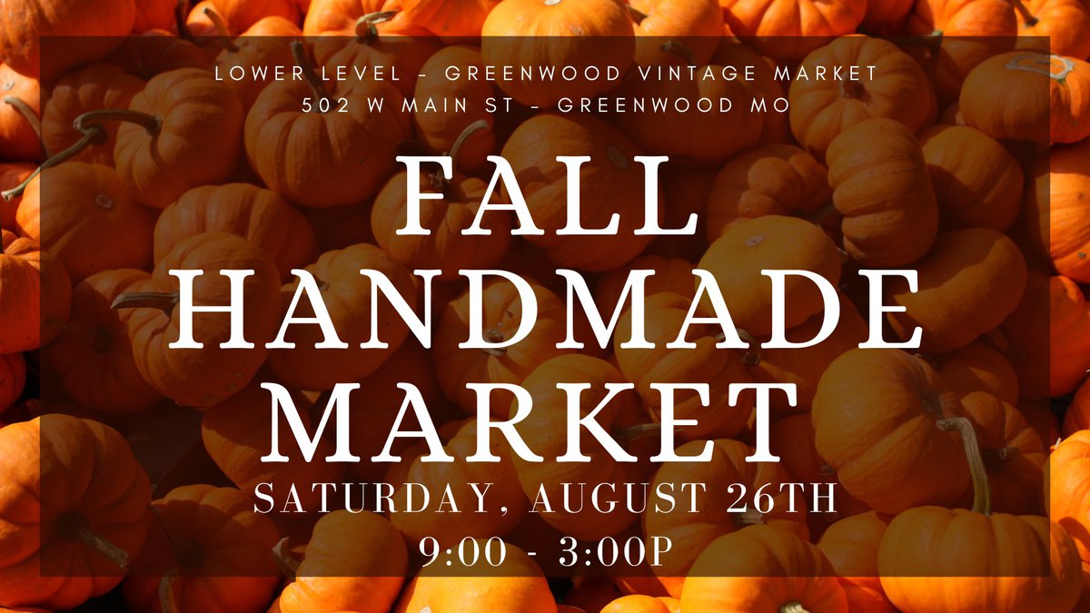 Greenwood Fall Handmade Market KC Parent Magazine