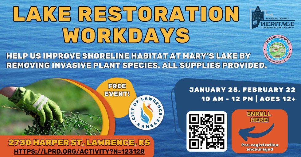 Comprehensive flyer archive - Lake Restoration Workdays