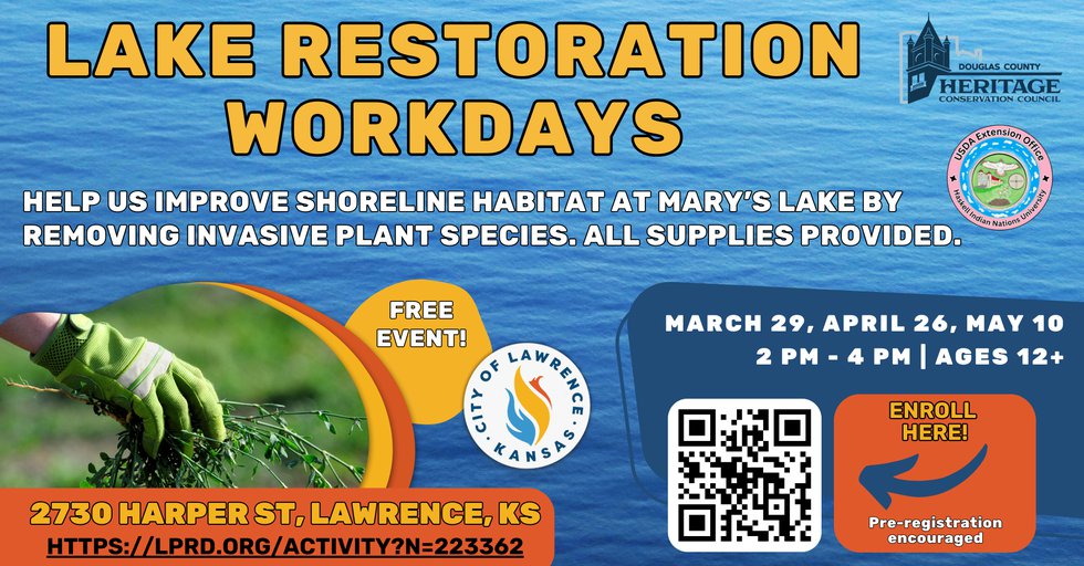 Comprehensive flyer archive - Lake Restoration Workdays